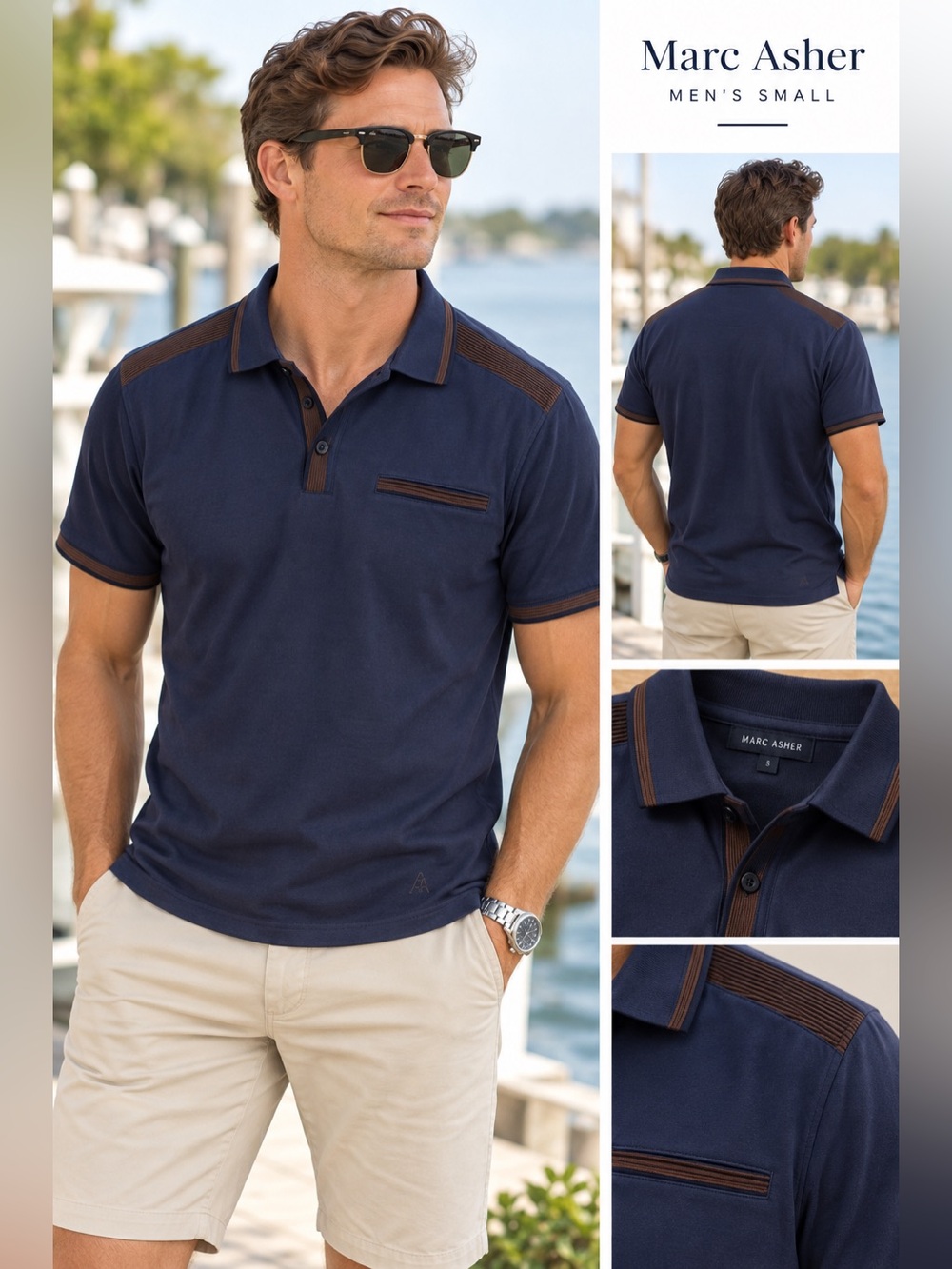 Marc Asher‎ polo shirt